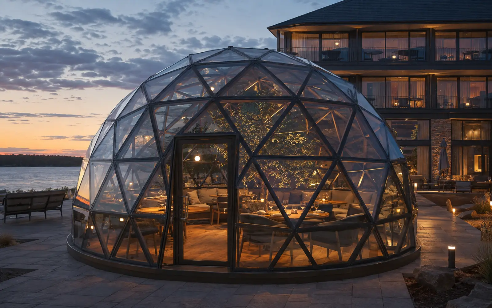 GEODOMAS kupolo architektūrinės sistemos kryptis
